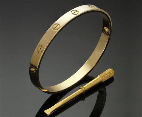 cartier love inspired bracelet.